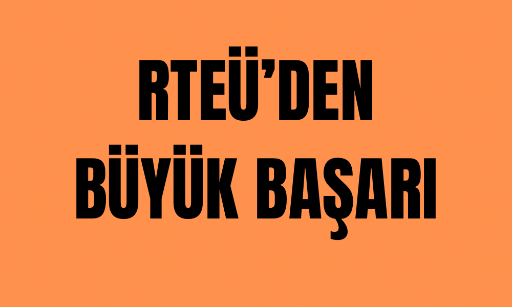 Recep Tayyip Erdoğan Üniversitesi’nden Bilimsel Yayıncılıkta Büyük Başarı
