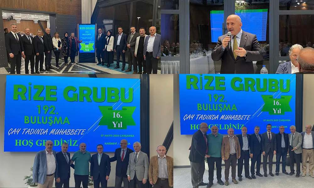 Ankara Rize Grubu’nun 192. Buluşması Dikmen Hakimevi’nde Gerçekleştirildi