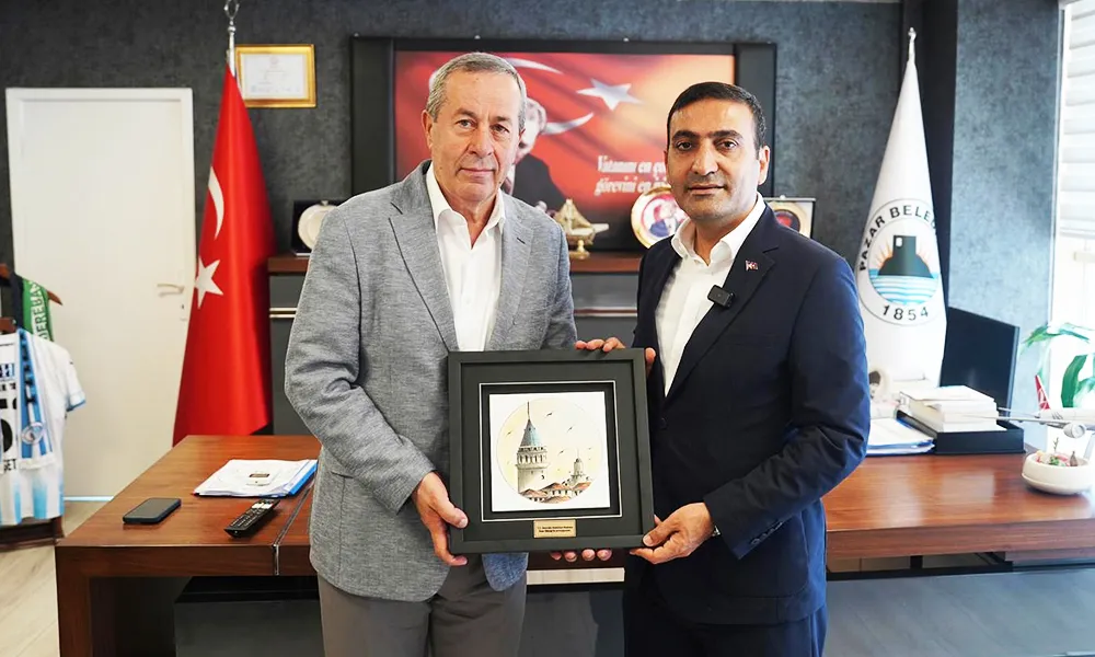 Beyoğlu Belediye Başkanı İnan Güney’den Pazar Belediyesi’ne Ziyaret