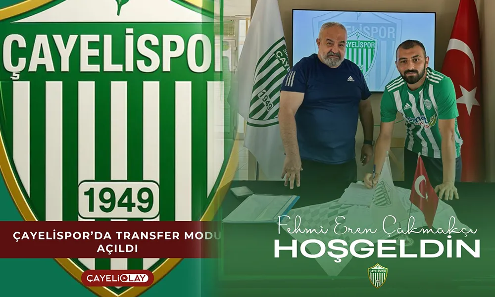 Çayelispor’da Transfer Hareketliliği Başladı