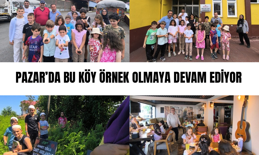 Pazar Örnek Köyü’nde Örnek Yaz Kur’an Kursu Finali