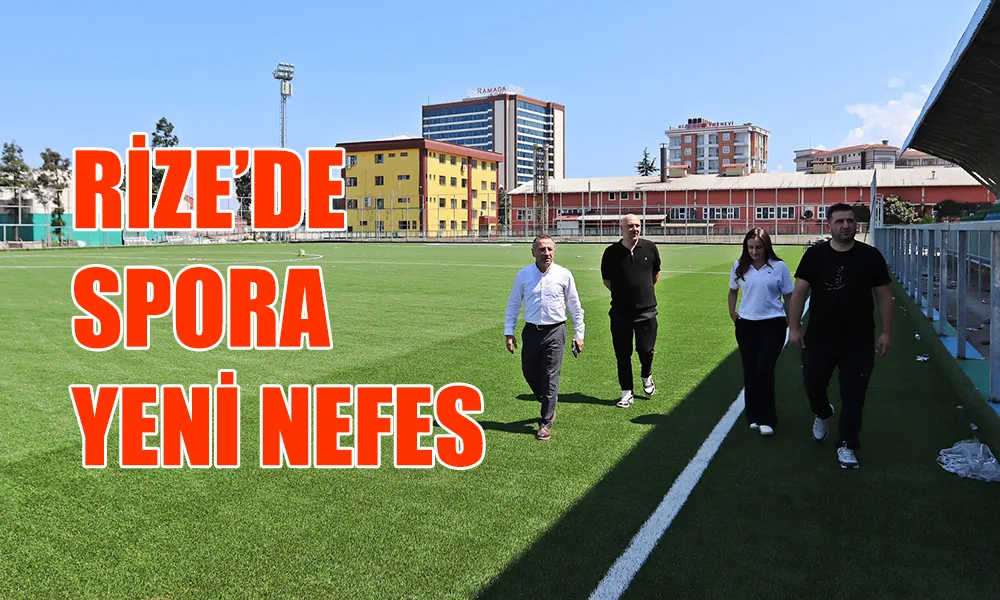 Rize’de Spora Yeni Nefes: Engindere Futbol Sahasında Geri Sayım Başladı