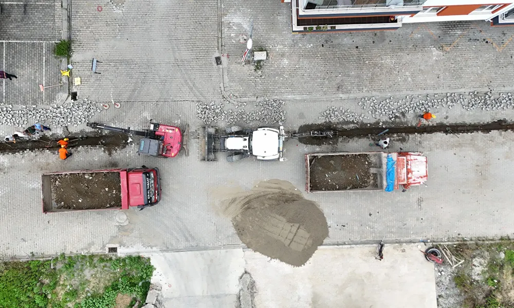 DOĞALGAZ ÇALIŞMALARI DEVAM EDİYOR