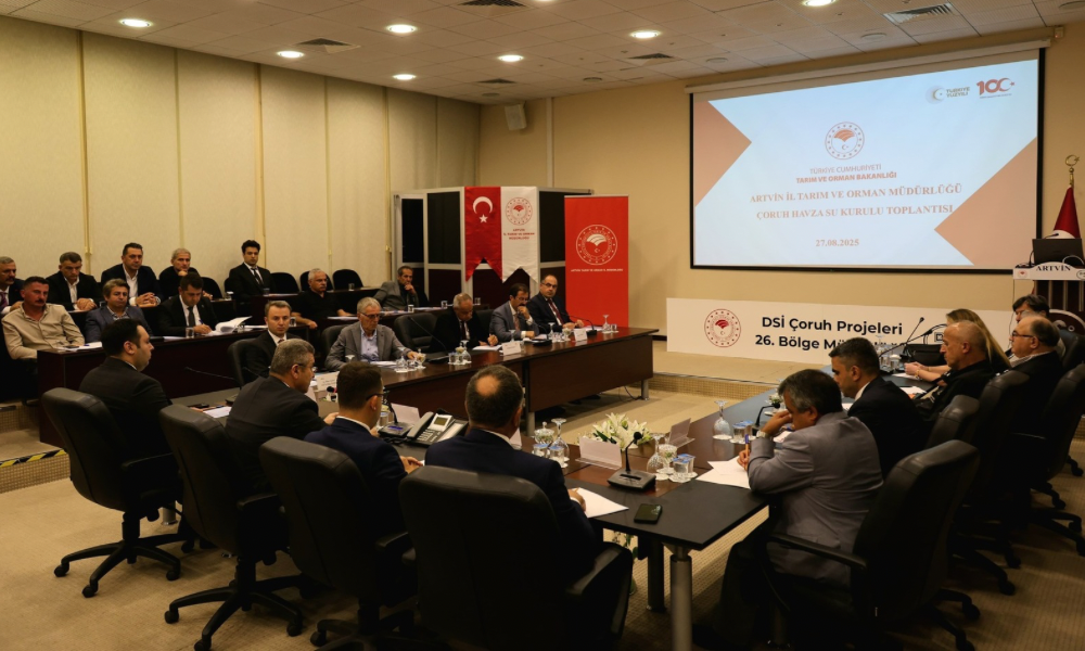 Çoruh Havza Su Kurulu Toplantısı Artvin’de Yapıldı