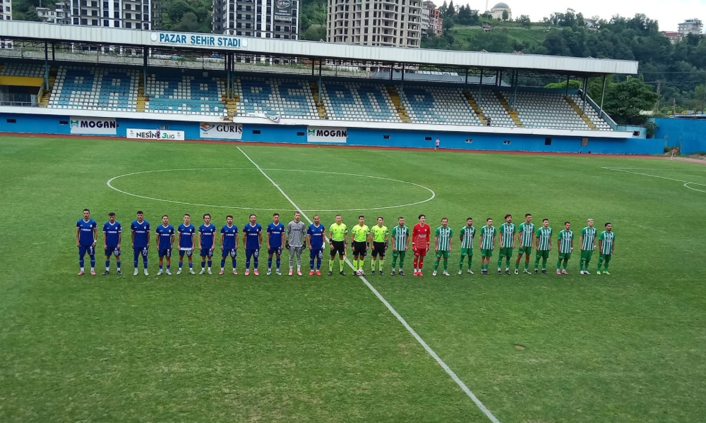 Pazarspor evinde Çayelispor’u konuk etti.1-1