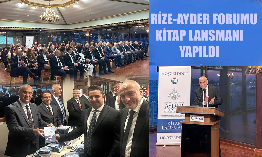 Uluslararası Karadeniz Rize-Ayder Forumu Kitap Lansmanı Yapıldı