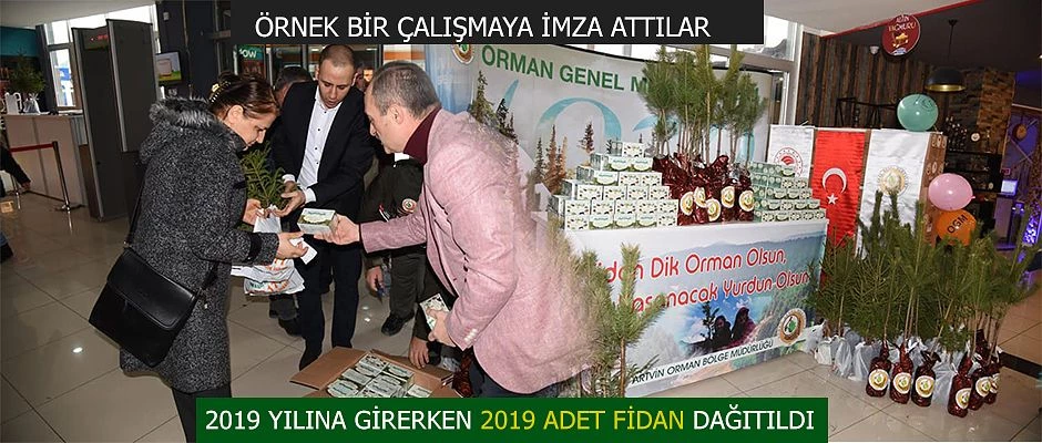 2019 ADET FİDAN DAĞITILDI