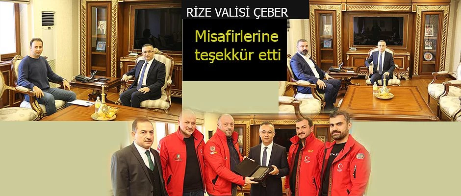 ARDOFF ÜYELERİNDEN VALİ ÇEBER’E ZİYARET