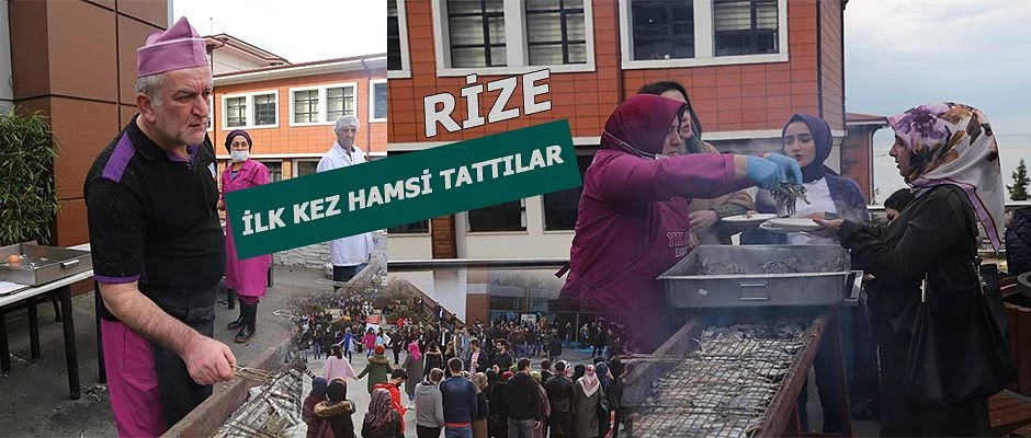 Bir Ton Hamsi tüketildi