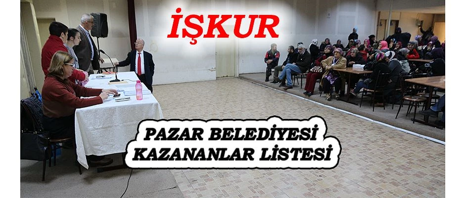 İşkur Pazar Belediyesi Kur