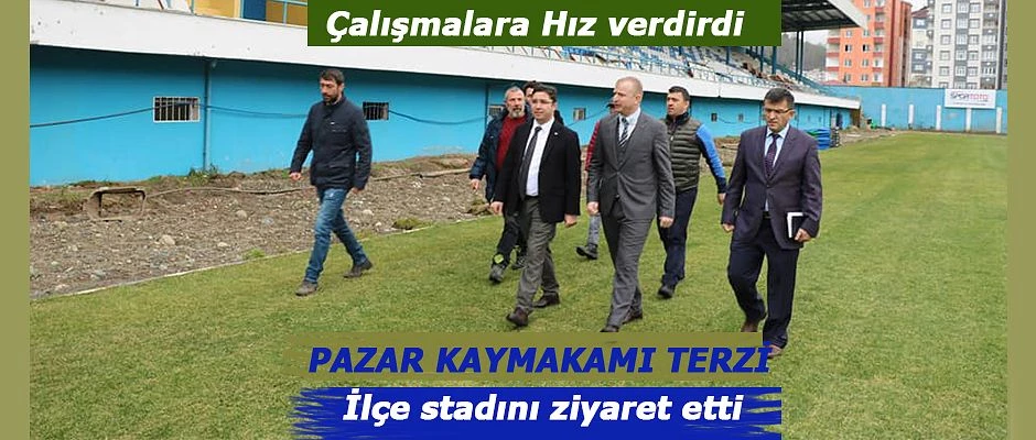 Kaymakam TERZİ yatırımları inceledi