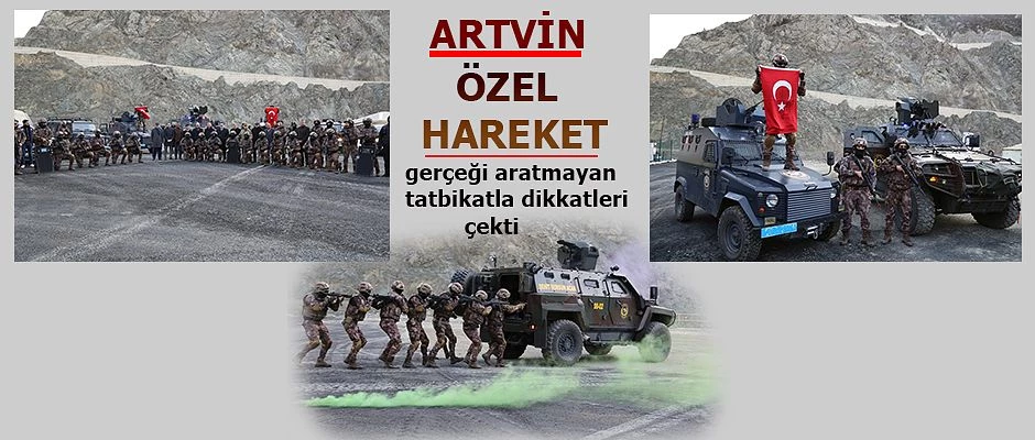 ÖZEL HAREKÂT POLİSLERİNDEN GERÇEĞİNİ ARATMAYAN TATBİKAT