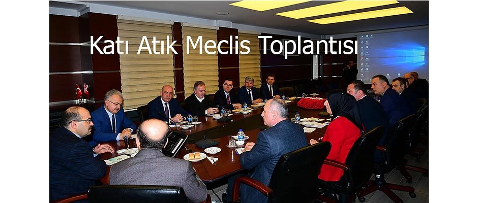 TRABZON VE RİZE İLLERİ KATI ATIK TOPLANTISI GERÇEKLEŞTİRİLDİ