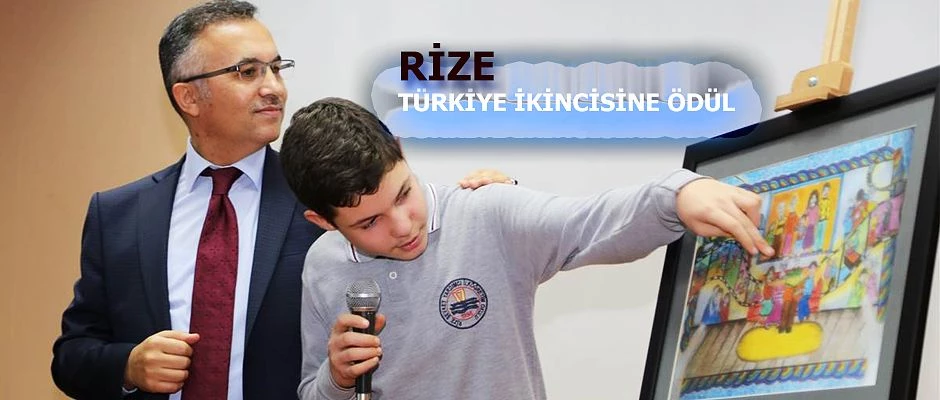 TÜRKİYE İKİNCİSİ OLAN ÖZTÜRK, ÖDÜLLENDİRİLDİ