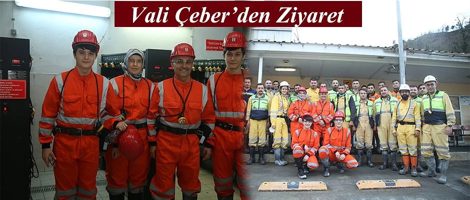 VALİ ÇEBER, ÇAYELİ BAKIR İŞLETMELERİNİ GEZDİ