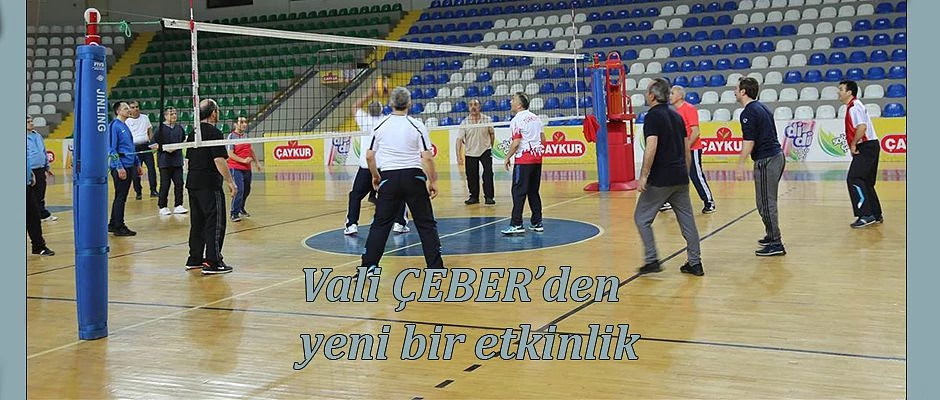 Vali Çeber Spor Etkinliği başlattı