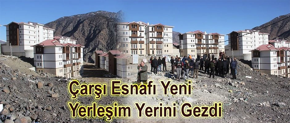 Eski çarşı esnafı ve sakinleri için, yeni yerleşim yeri gezi programı düzenlendi.