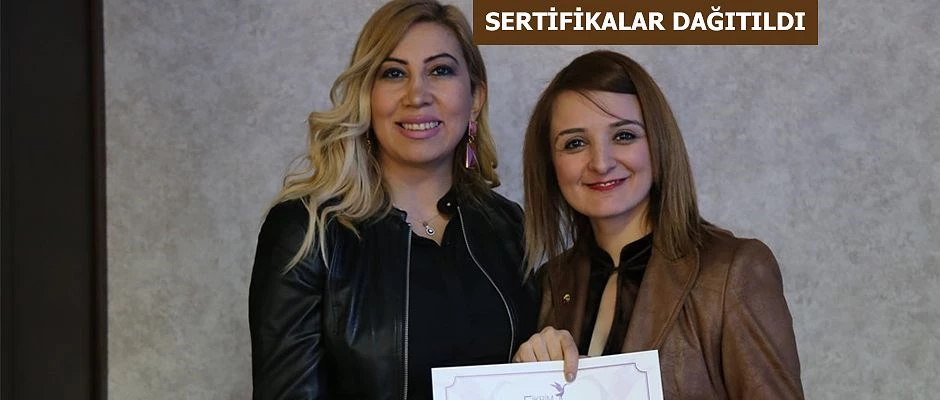 KADIN GİRİŞİMCİLER SERTİFİKALARINI ALDILAR