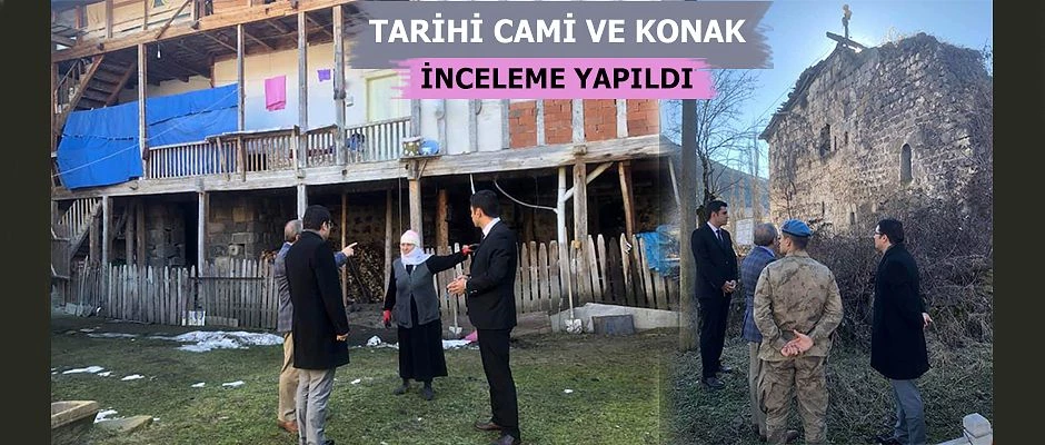 KAYMAKAMI MUSA GÖKTAŞ HAMŞİOĞLU CAMİİ VE KONAĞINI ZİYARET ETTİ