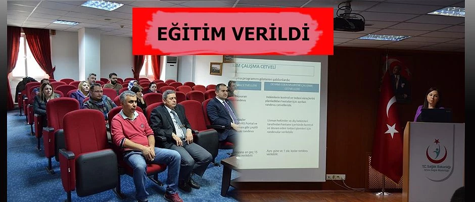 MHRS’ DEN SORUMLU PERSONELE EĞİTİM TOPLANTISI