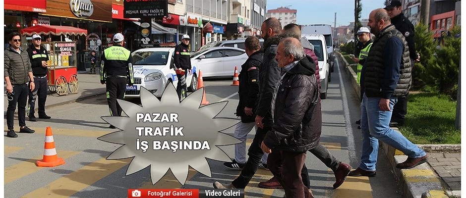 Pazar’da İlgi çeken Trafik Uygulaması