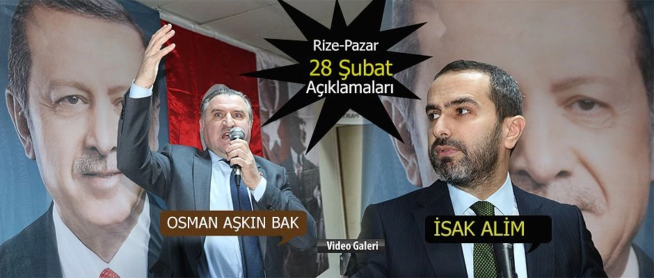 Rize/ Pazar Ak Parti İlçe Aday Tanıtımı toplantısı
