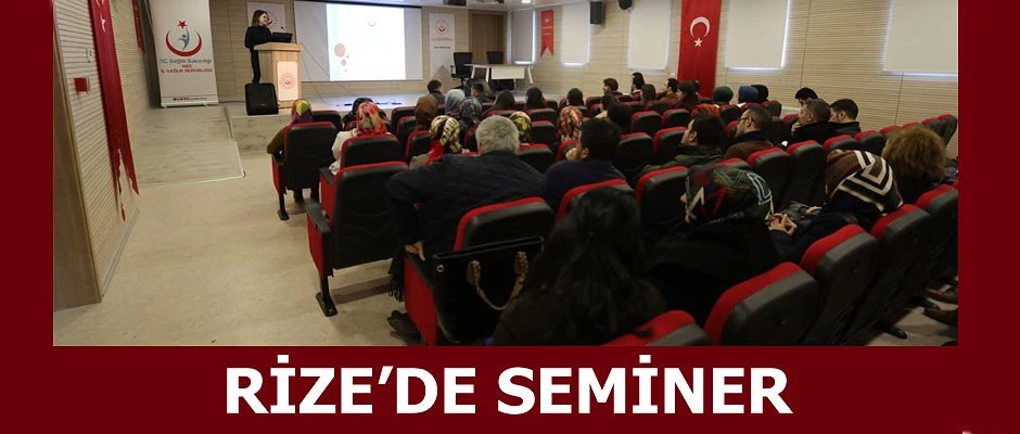 Rize’de rehber öğretmen ve ASDEP personeline eğitim