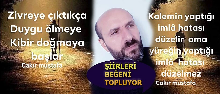 SOSYAL MEDYADA YAZDIĞI METAFOR ŞİİRLER BÜYÜK BEĞENİ TOPLUYOR.