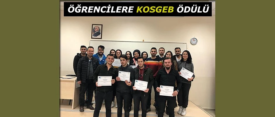 ÜNİVERSİTE ÖĞRENCİLERİNE KOSGEB ÖDÜLÜ