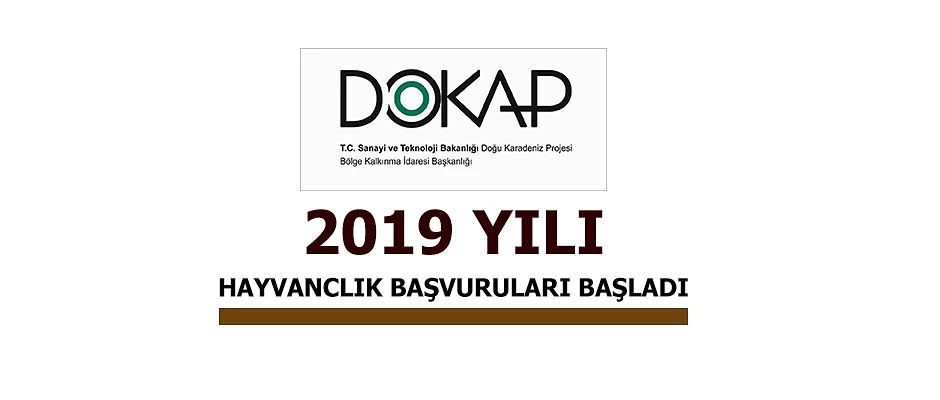 2019 YILI DOKAP HAYVANCILIK DESTEKLEMELERİ BAŞVURULARI BAŞLADI