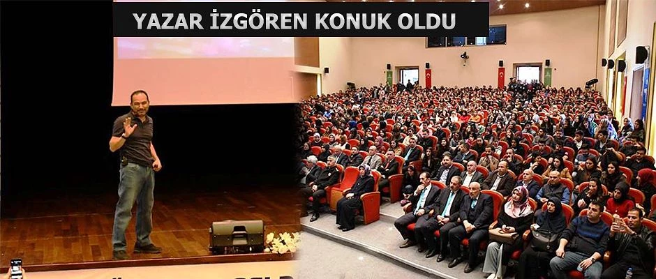 8.KARİYER GÜNÜ ETKİNLİĞİNE AHMET ŞERİF İZGÖREN KONUK OLDU