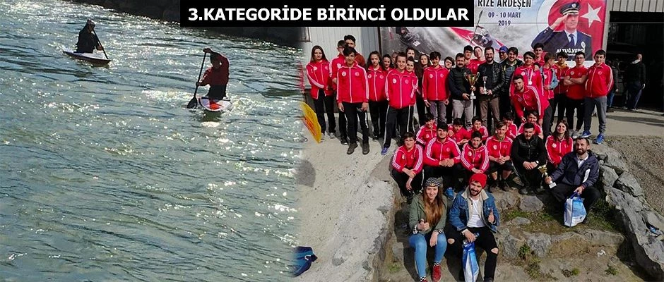 ARDEŞEN’DEN 3 KATEGORİDE BİRİNCİ OLARAK DÖNDÜLER.