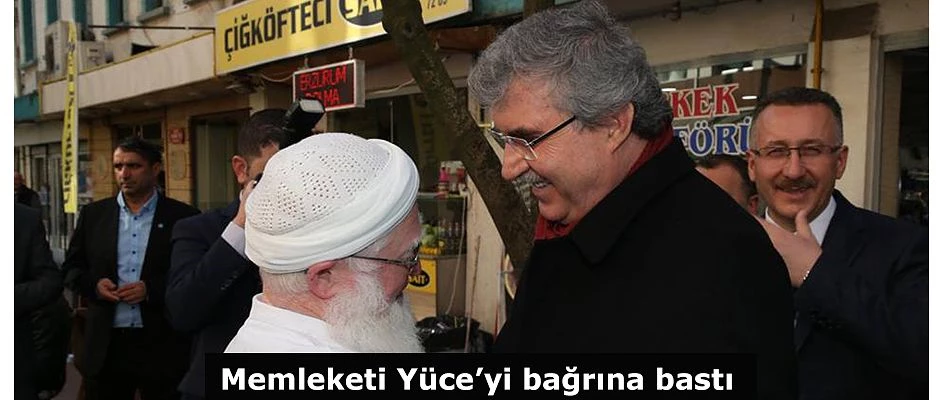 EKREM YÜCE’YE SAKARYA’DA SEVGİ VE İLGİ SELİ