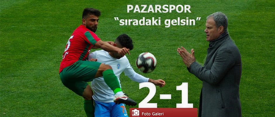 Pazarspor 2-Karşıyaka 1-  Sıradaki gelsin