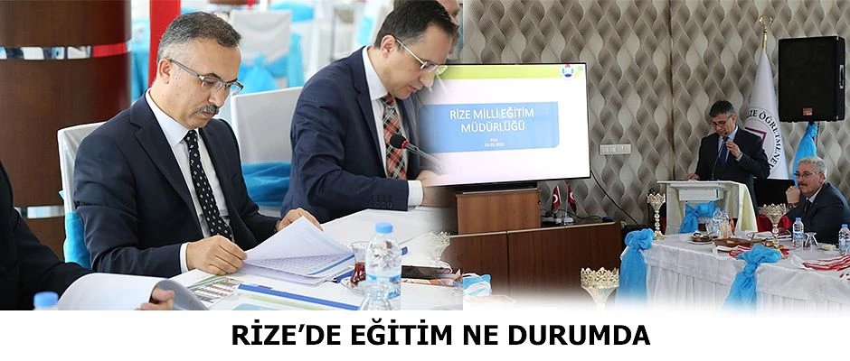 Rize Valisi Çeber İlin Eğitimini değerlendirdi.