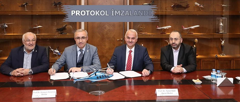 RTEÜ ile TUSAŞ/TAI Arasında Protokol İmzalandı