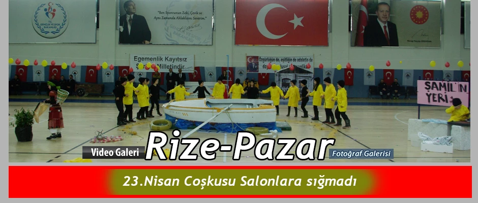 23 Nisan Coşkusu Salona sığmadı