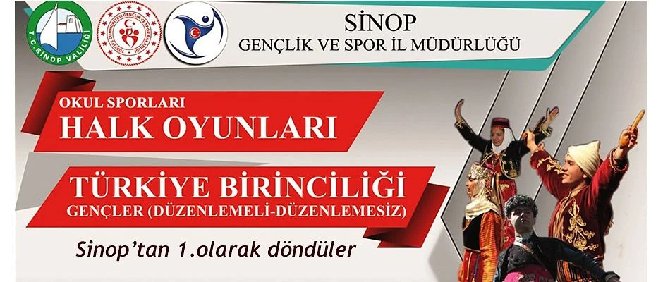 ARHAVİ HÜSEYİN GÜRKAN ANADOLU LİSESİ HALKOYUNLARI EKİBİ TÜRKİYE BİRİNCİSİ OLDU