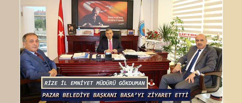 İl Emniyet Müdürü Nurettin Gökduman’dan Başkan Basa ’ya ziyaret