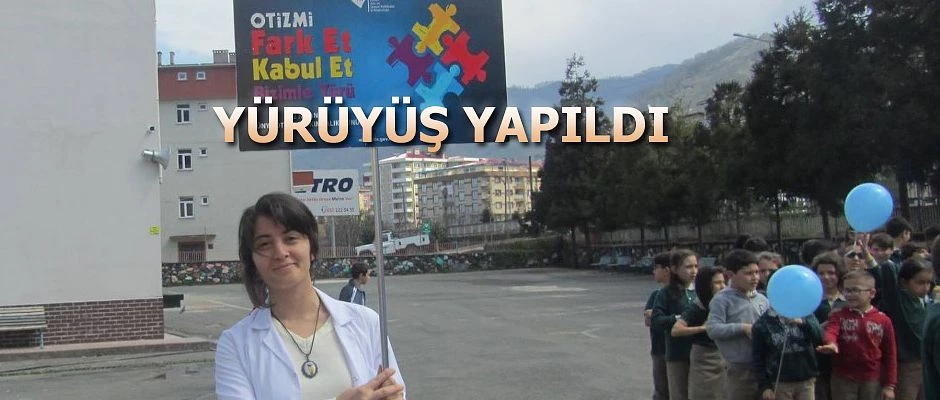 OTİZM YÜRÜYÜŞÜ YAPILDI