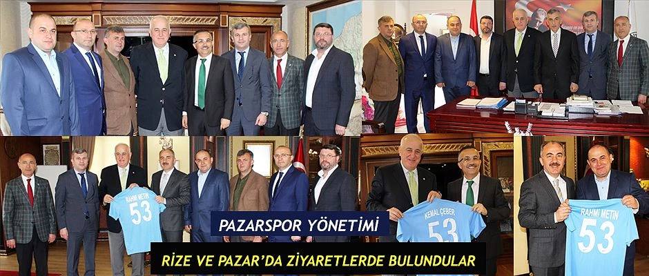 Pazarspor Yönetiminde bir dizi ziyaret