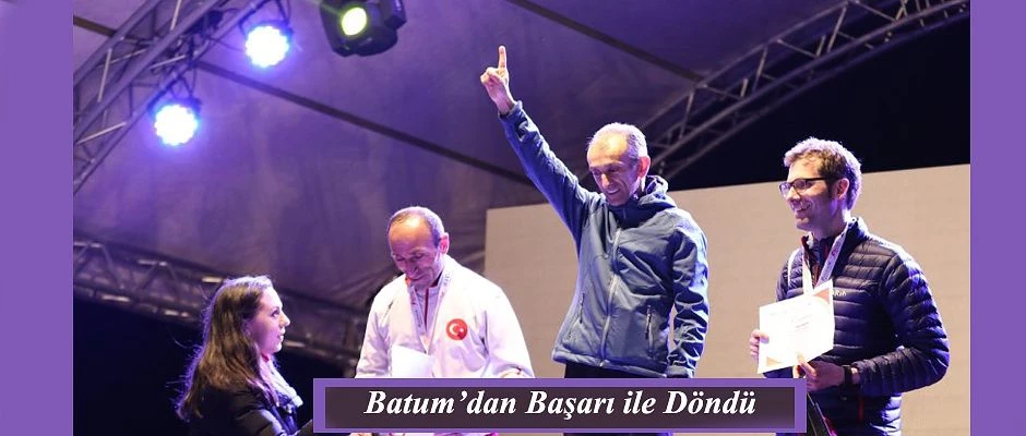 ŞAMPİYON MARATONCU TALAT ALKAN BATUM’DAN BÜYÜK BAŞARI İLE DÖNDÜ