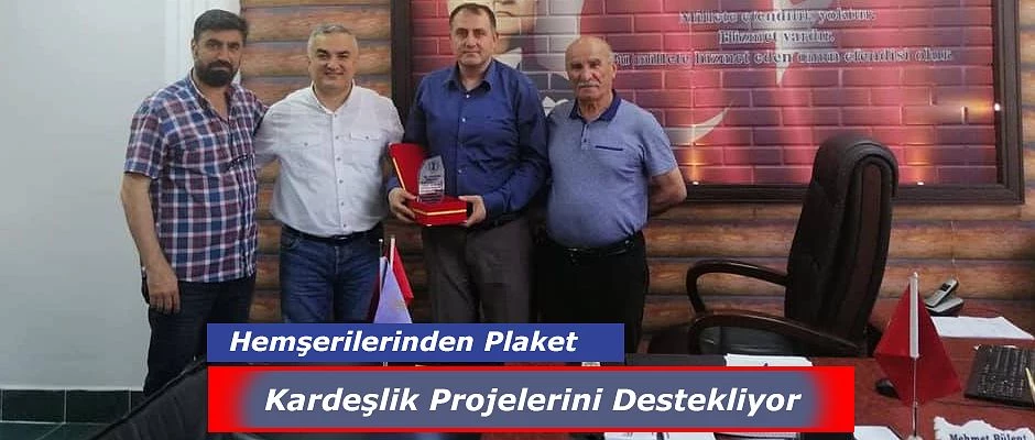 KÜLEKÇİ’YE BABA OCAĞINDAN PLAKET