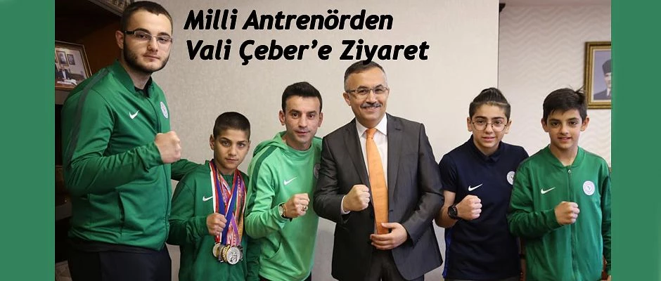 Milli Boks Antrenöründen Vali Çeber’e Ziyaret