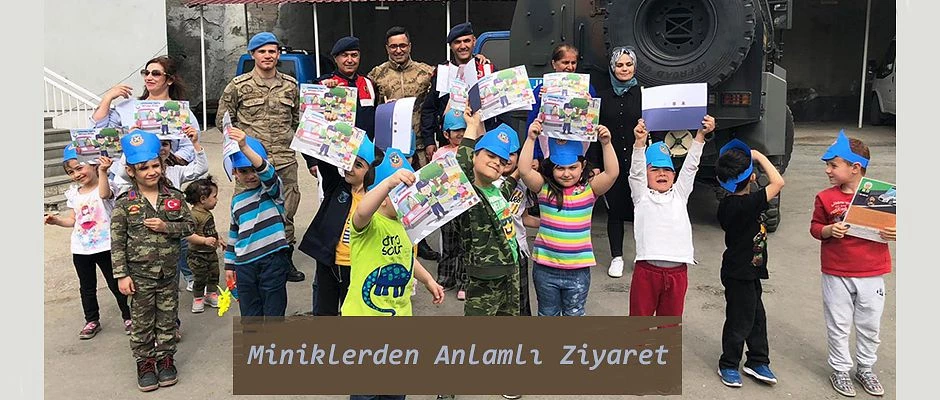 MİNİK YÜREKLERDEN BÜYÜK VE ANLAMLI ZİYARET