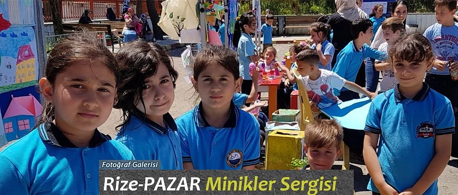 Pazar’da Minik Eller Sergisi