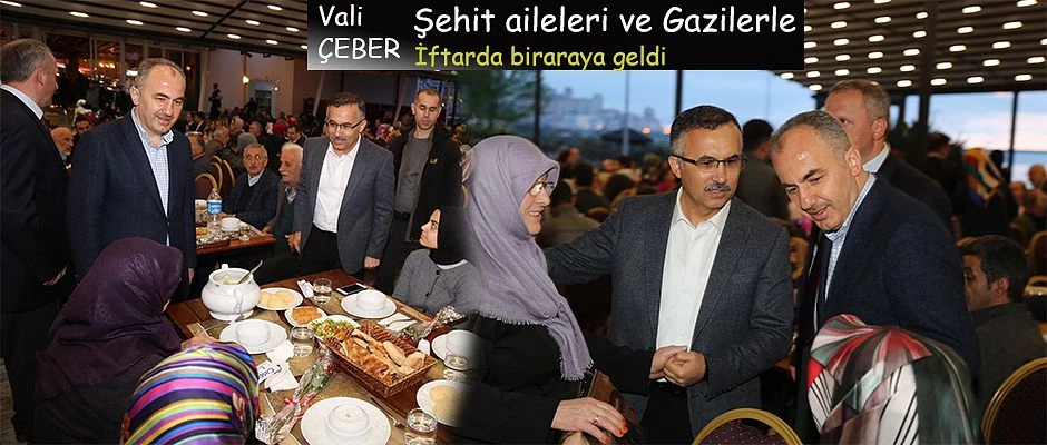 Rize Valiliği Tarafından Şehit Aileleri ve Gaziler Onuruna İftar Programı Düzenlendi