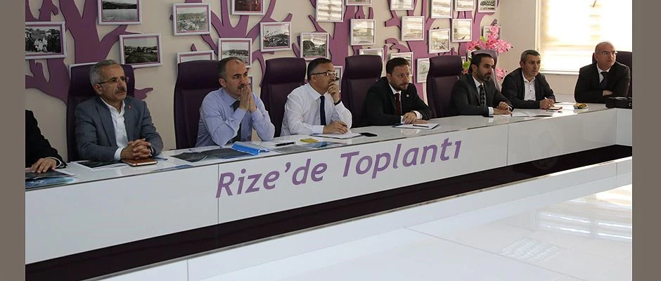 Rize’de Değerlendirme Toplantısı Düzenlendi