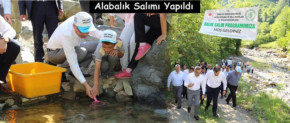 Alabalık Salımı Yapıldı