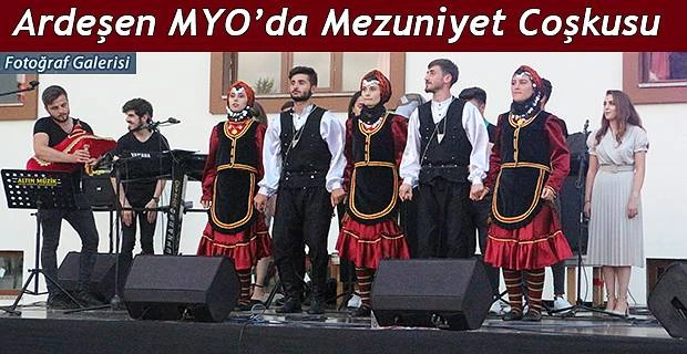 Ardeşen MYO’da Mezuniyet Coşkusu